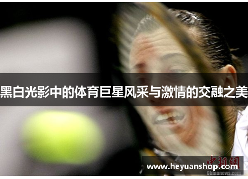 黑白光影中的体育巨星风采与激情的交融之美
