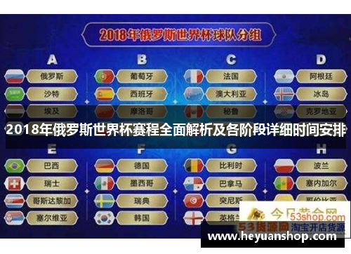 2018年俄罗斯世界杯赛程全面解析及各阶段详细时间安排